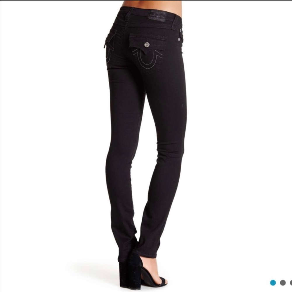 True Religion flap pockets legging
